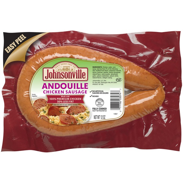 Johnsonville Andouille Chicken Sausage (6 oz) Instacart