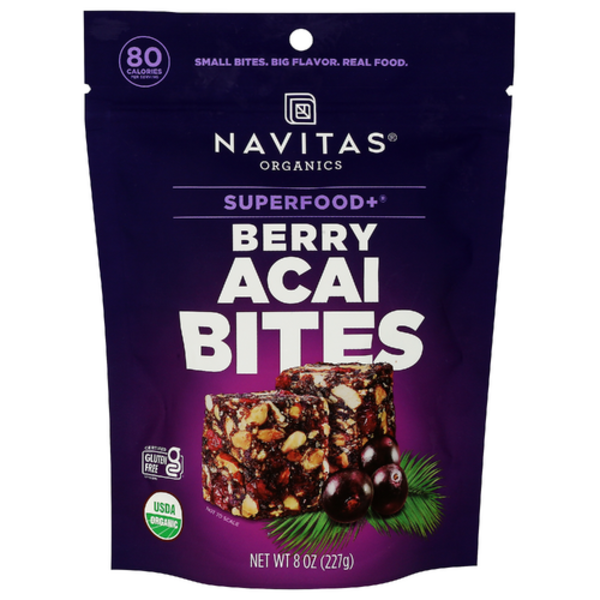 Navitas Organics Organic Berry Acai Superfood+ Bites