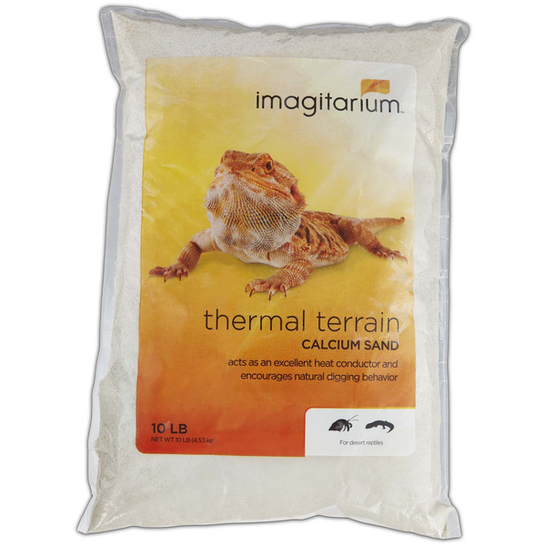 imagitarium 10 Lb White Calcium Sand
