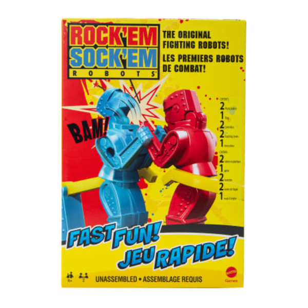 Mattel Rock'em Sock'em zThe Original Fighting Robots Game