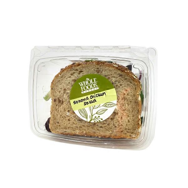 whole foods market sonoma chicken salad sandwich 6 oz from whole whole foods sonoma chicken salad