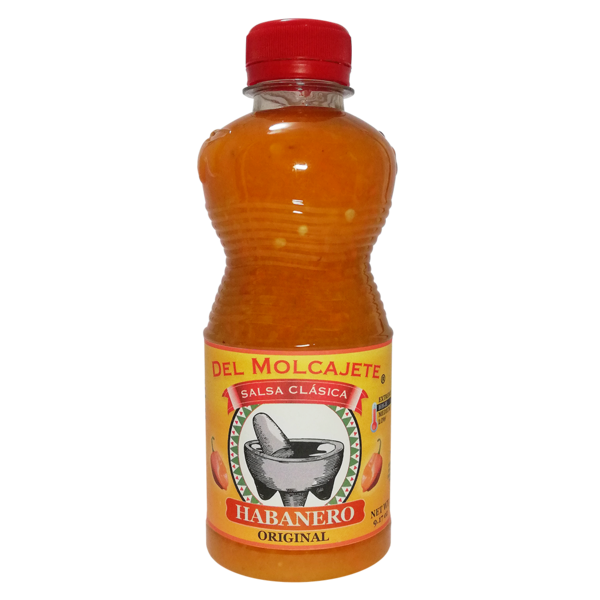 Del Molcajete Original High Habanero Salsa Clasica