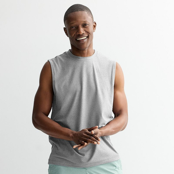 Kohl's Men's FLX Wander Muscle Tank, Size: XXL, Grey Grey Same-Day