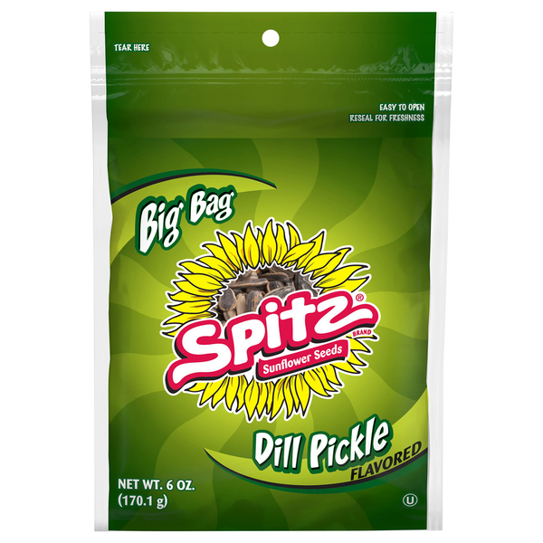 Spitz Dill Pickle Flavored Sunflower Seeds