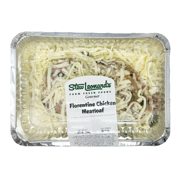 Stew Leonard's Florentine Gourmet Chicken Meatloaf Same-Day