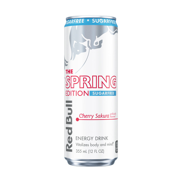 ストロベリーシュガー Red Bull Spring Edition Sugarfree Cherry Sakura Energy Drink Can