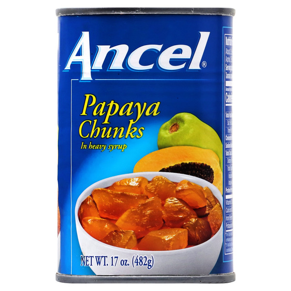 Ancel Heavy Syrup Papaya Chunks