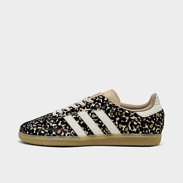 adidas Originals Girls' Samba Cheetah Grade School Shoes, Size 7 - Cheetah
