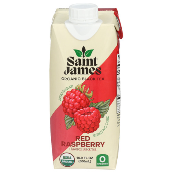 Saint James Red Raspberry Saint James Organic Red Raspberry Black Tea Same-Day Delivery or Pickup ...