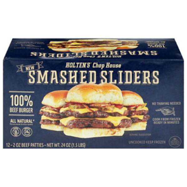 Holten’s Beef Patties Smashed Sliders