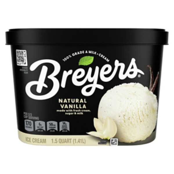 BREYERS NATURAL VANILLA