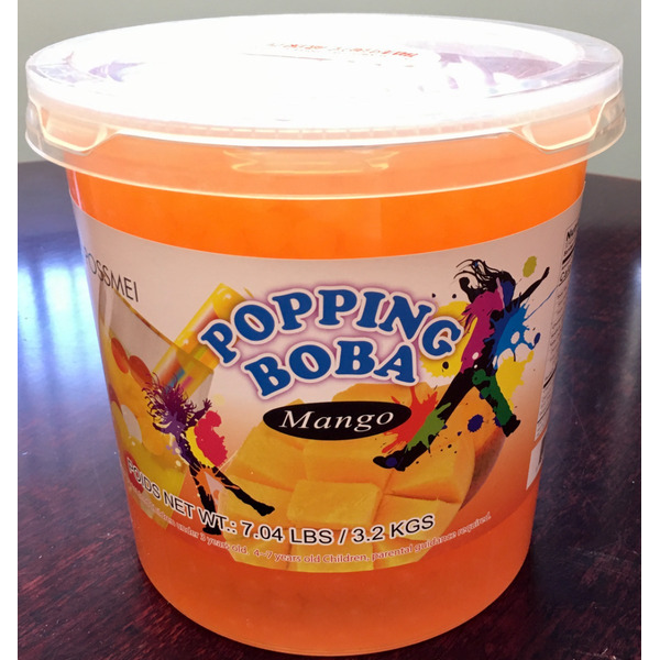 Boba Pop Mango - 7 Lb