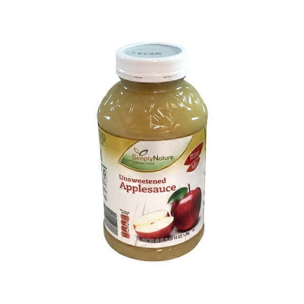 Simply Nature Unsweetened Applesauce (46 oz) Instacart