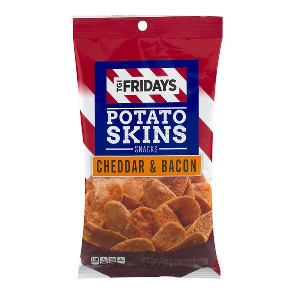 Tgi Fridays Potato Skins Snacks Cheddar Bacon 4 Oz Instacart