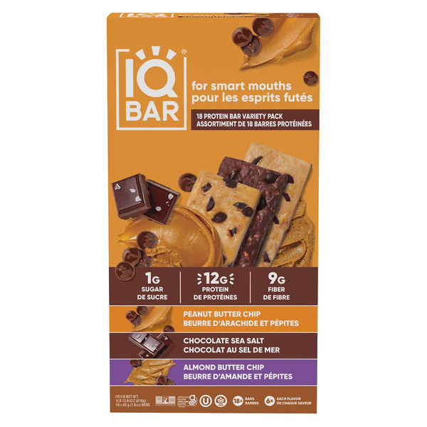 IQBAR Protein Bar Variety Pack