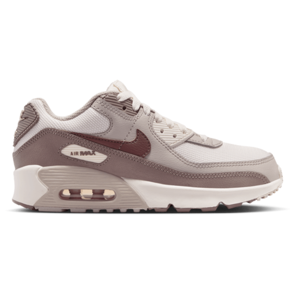 Nike Boys' Air Max 90 Mesh Grade School Shoes, Size 6.5 - Tattoo/Phantom/Moon Particle