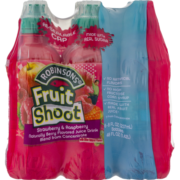 Robinsons Fruit Shoot Strawberry & Raspberry - (8 fl oz) - Instacart