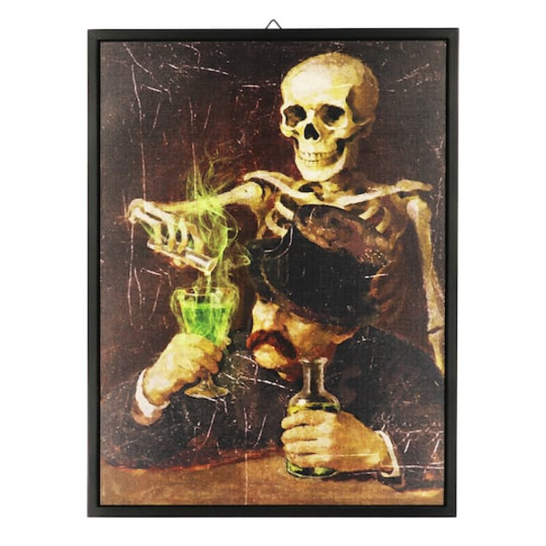 Ashland Skeleton & Absinthe Framed Wall Décor