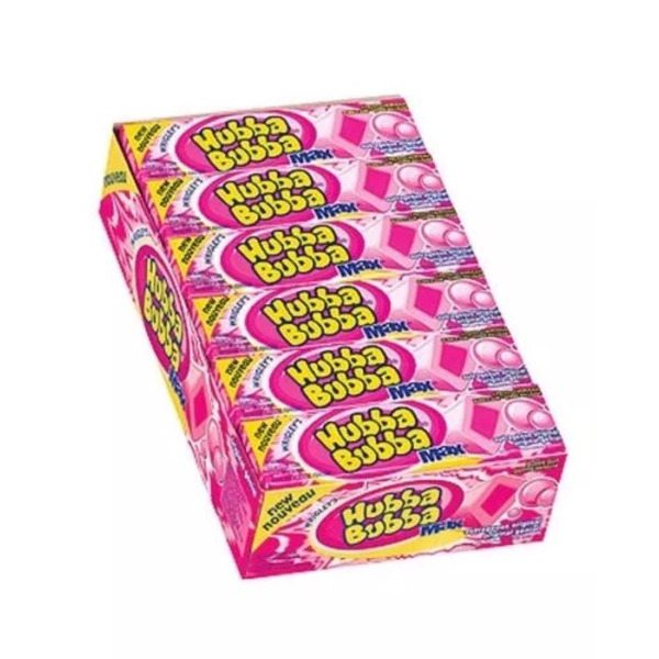 Hubba Bubba - Max Outrageous Bubble Gum - 18/5pc pkgs