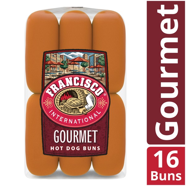 Francisco International Gourmet Hot Dog Buns (28 oz) Instacart