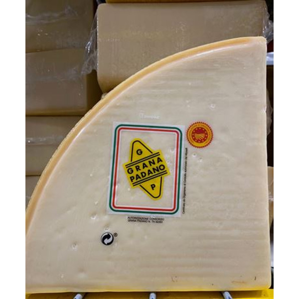 Imported DOP Grana Padano Cheese - 1/8 wheel