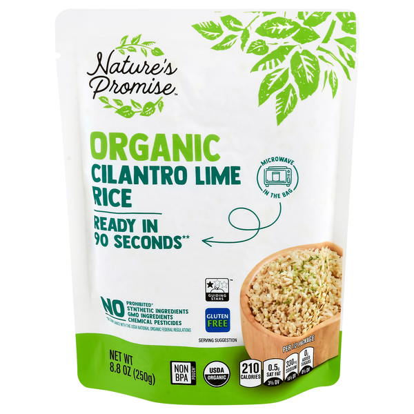 Stop & Shop Nature's Promise Cilantro Lime Organic Rice Same-Day ...