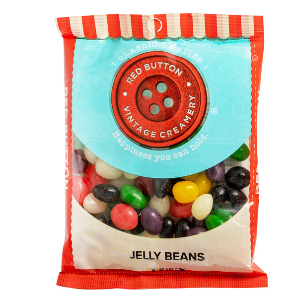 Red Button Vintage Creamery Jelly Beans Candy Same-Day Delivery or ...