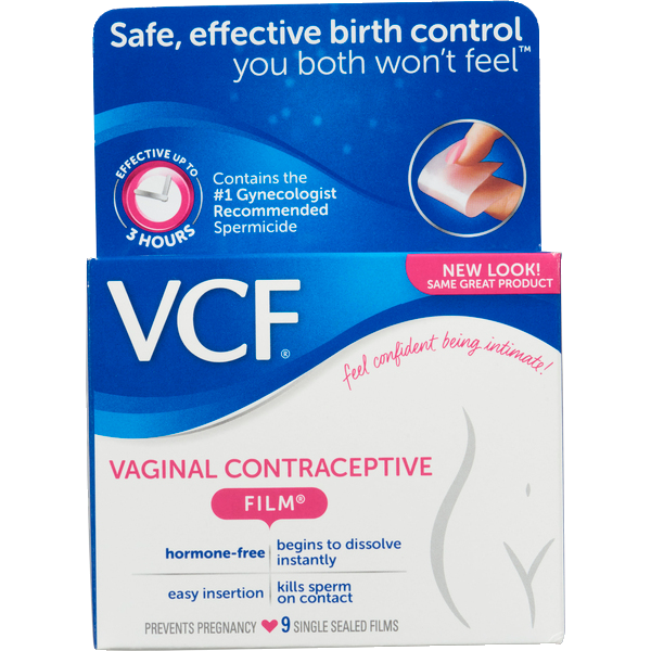 VCF Vaginal Contraceptive Films Same-Day Delivery | Rexall