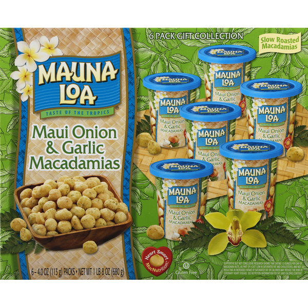 Mauna Loa Maui Onion & Garlic Macadamia Nuts Multi Pack Same-Day