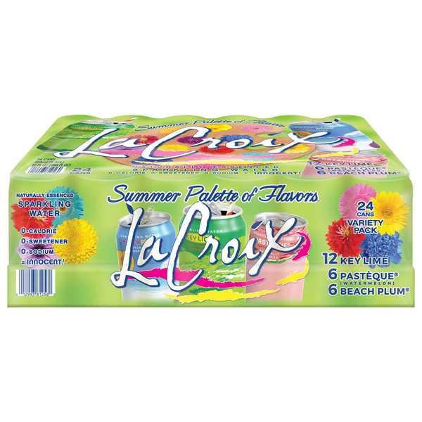 La Croix Sparkling Water Variety Pack, 12 fl oz, 24-count