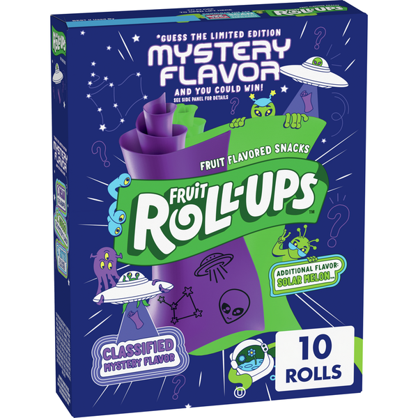 Fruit Roll-Ups Gluten Free Mystery Flavor and Solar Melon Fruit
