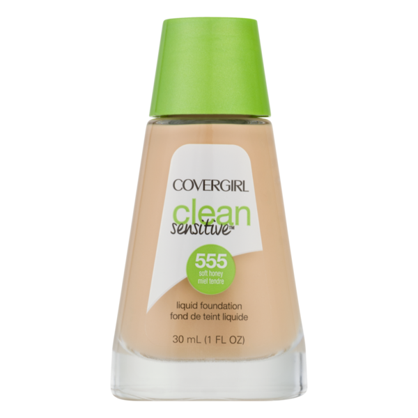 CoverGirl Clean Sensitive Liquid Foundation 555 Soft Honey (1 fl oz