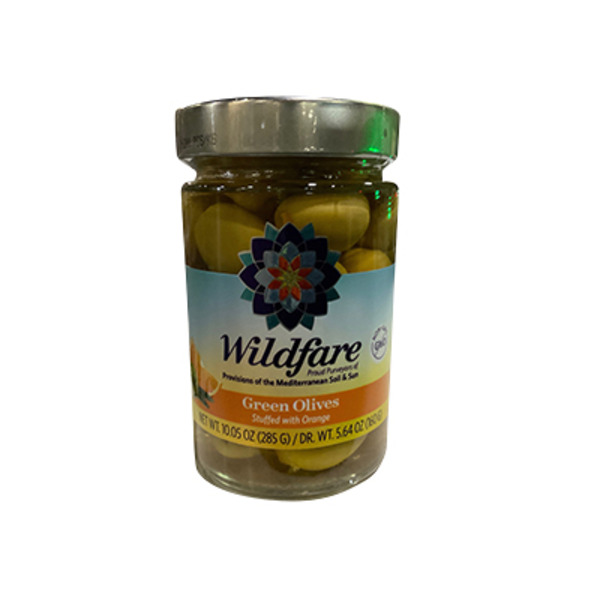 Wildfare Green Olives, Stuffed with Orange Same-Day Delivery