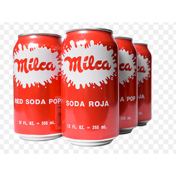 Milca - Red Soda Pop - 24/12 oz cans