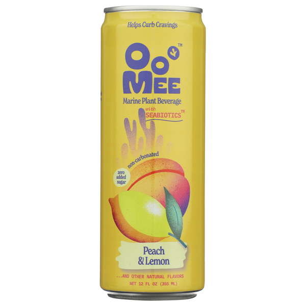 Oomee Marine Plant Drink -Peach & Lemon Same-Day Delivery or