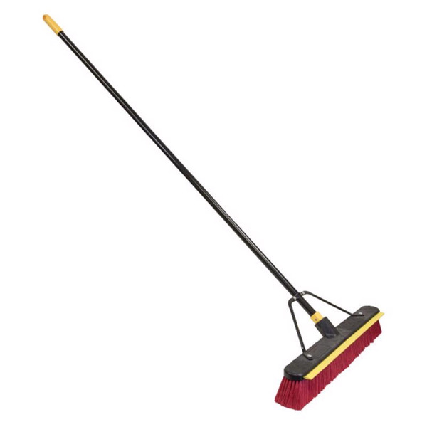 Quickie 2-in-1 Squeegee Push Broom