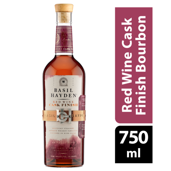 Basil Hayden Red Wine Cask Finish Bourbon Whiskey Same-Day