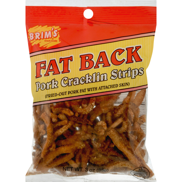 Brims Pork Cracklin Strips, Fat Back (3.1 fl oz) Instacart
