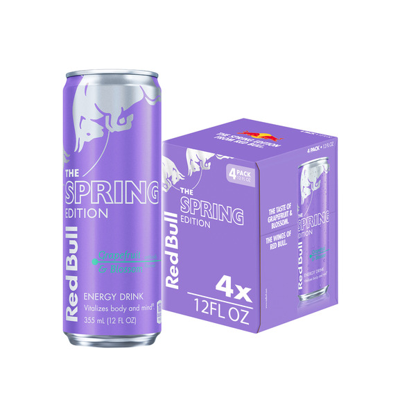 Red Bull Spring Edition Energy Drink Grapefruit Multipack Same-Day