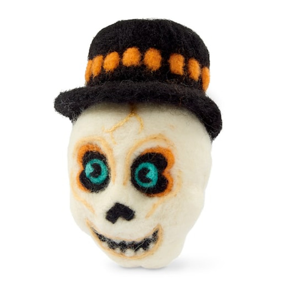 Loops & Threads Halloween Skull with Top Hat Needle Felting Kit