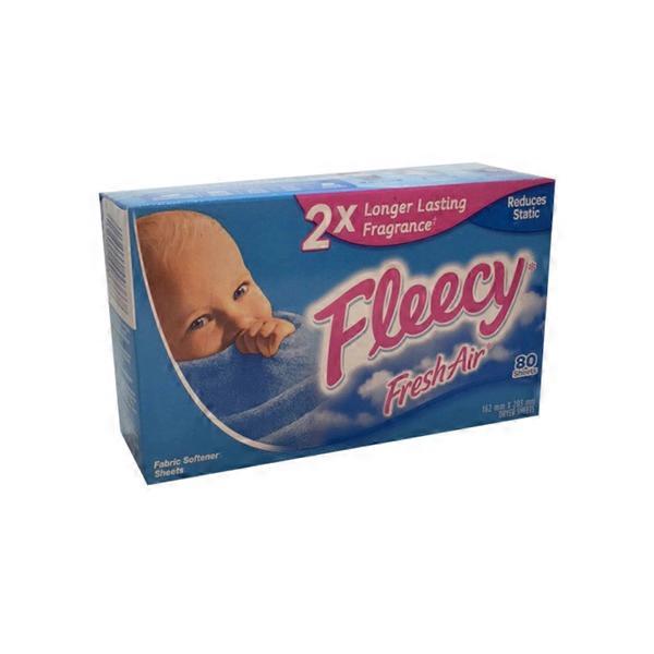 Fleecy Original Fresh Scent Fabric Softener Sheets (80 ct) Instacart