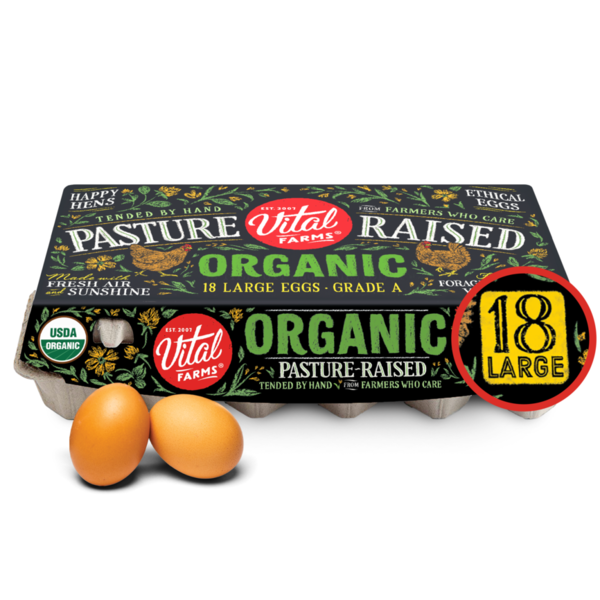 Vital Farms Pasture Raised Organic Large Grade A Eggs