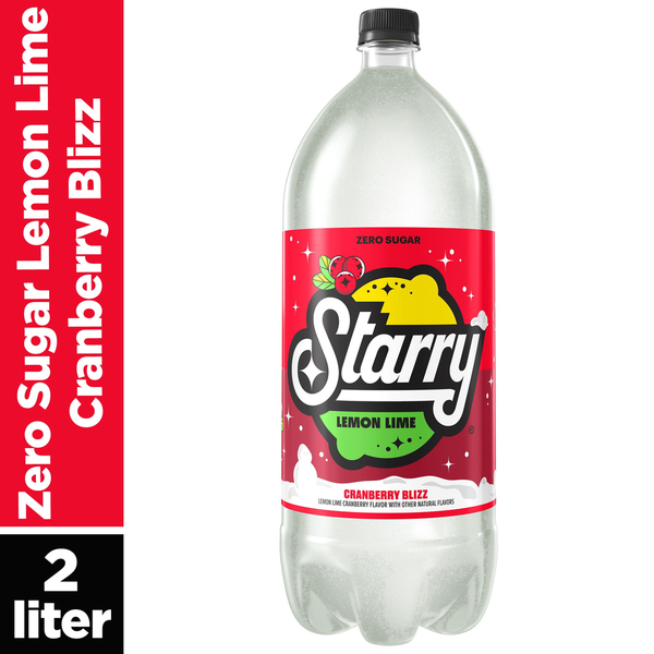 Starry Zero Sugar Lemon Lime Cranberry Blizz Soda Same-Day
