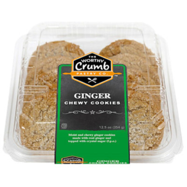 The Worthy Crumb Pastry Co. Ginger Chewy Cookies
