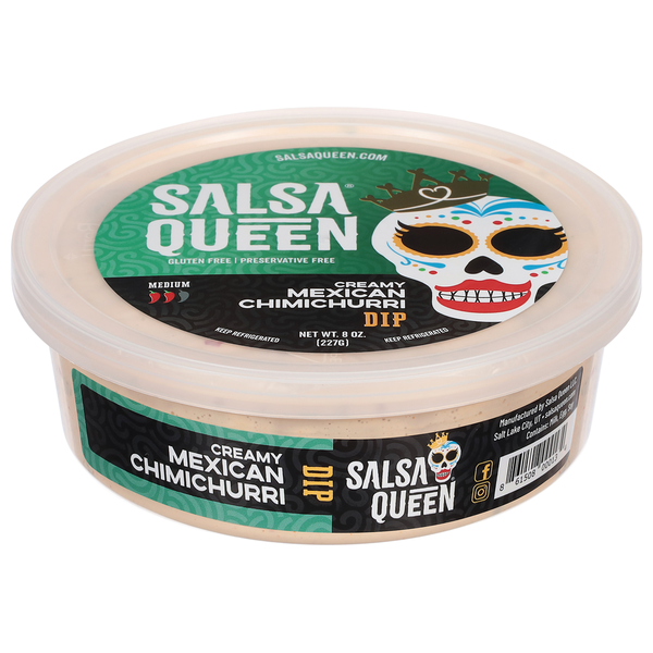 Salsa Queen Medium Creamy Mexican Chimichurri Dip Same-Day
