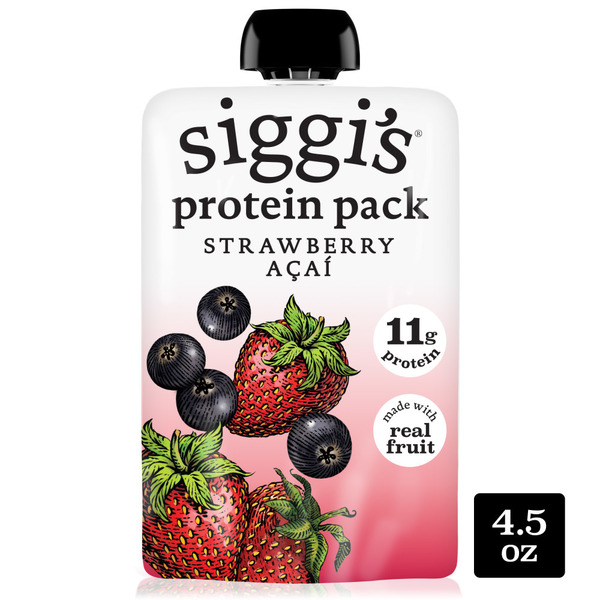 Siggi's Strawberry Acai Yogurt Protein Pack Pouch Same-Day