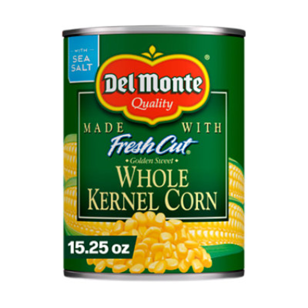 Del Monte FRESH CUT Whole Kernel Corn, Canned Vegetables
