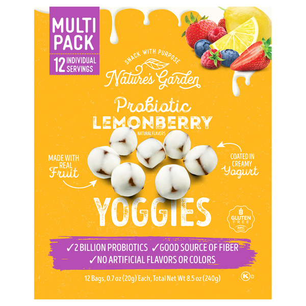 Nature's Garden Probiotic Lemonberry Yoggies Same-Day Delivery or