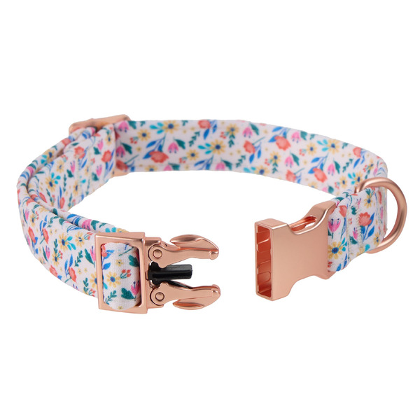 Top Paw Wildflower Dog Collar, Medium