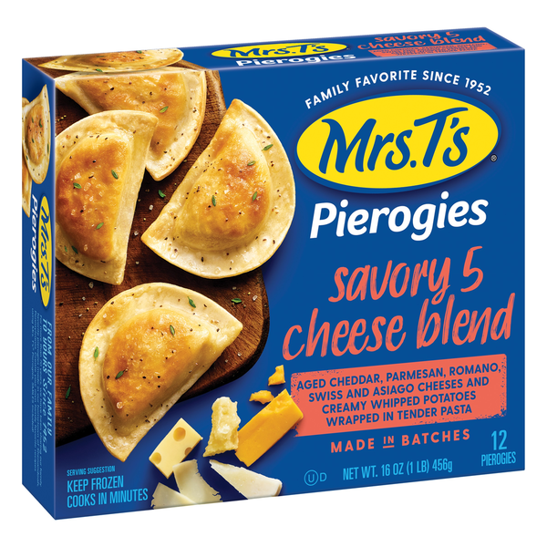 Mrs. T's Savory Five Cheese Blend Pierogies Same-Day Delivery or
